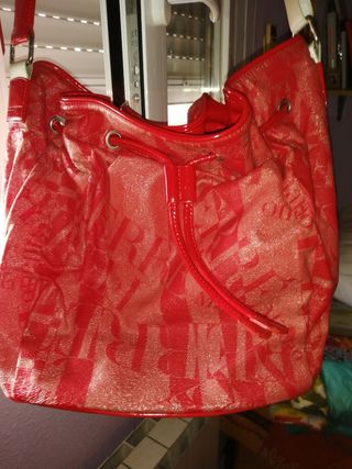 Bolso FERRÉ MILANO. Rojo Tipo Saco