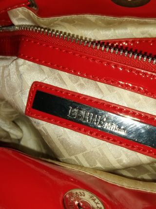 Bolso FERRÉ MILANO. Rojo Tipo Saco