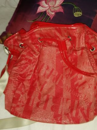 Bolso FERRÉ MILANO. Rojo Tipo Saco