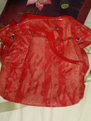 Bolso FERRÉ MILANO. Rojo Tipo Saco