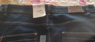 Pantalón Vaquero MSMode Talla 50 Azul. Nuevo