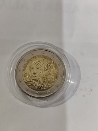 Moneta 2 Euro Ministero Salute Commemorativa