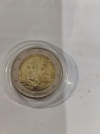 Moneta 2 Euro Ministero Salute Commemorativa