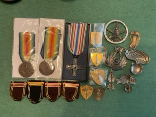 Lotto medaglie e fregi militari