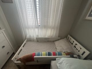 Cama infantil blanca Ikea 70x160 cm