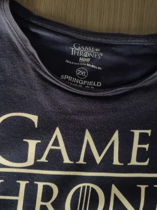 Pack camisetas Rocky y Juego de tronos Springfield