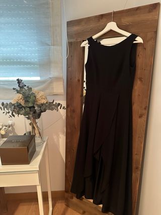 Vestido negro fiesta elegante