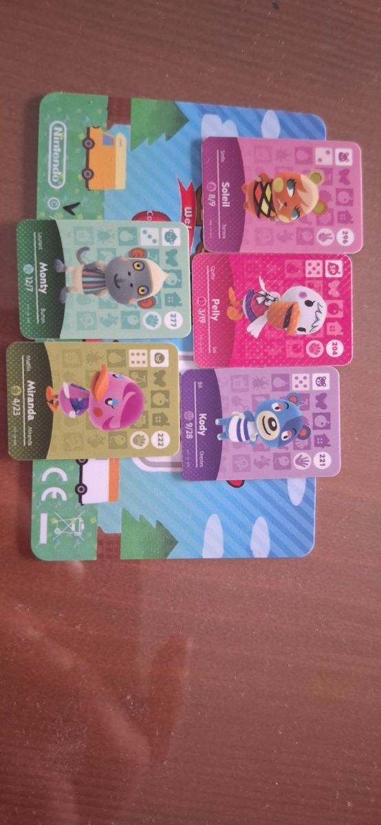 Imagen de Lote mini  Cartas Amiibo Nintendo
