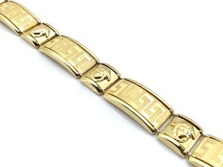 Pulsera Oro 18K Nueva tipo Versace