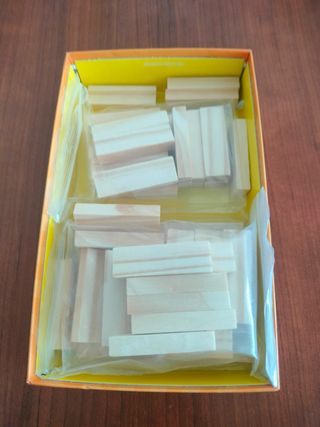 Juego de bloques de madera nuevo
