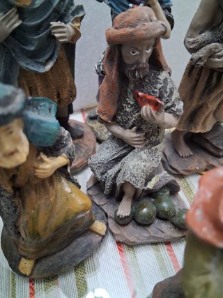 Lote 8 figuras belén