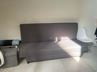 Sofá Cama IKEA Gris.