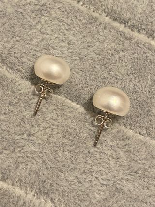 Pendientes Perla Cultivada Plata de Ley 925