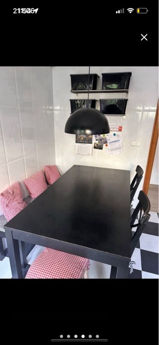 Conjunto Ikea madera negra URGE VENDER