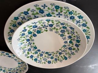 Vajilla Bidásoa Porcelana Flores y hojas verdes