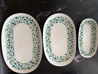 Vajilla Bidásoa Porcelana Flores y hojas verdes