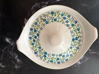 Vajilla Bidásoa Porcelana Flores y hojas verdes