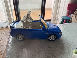 Coche Barbie Descapotable Azul
