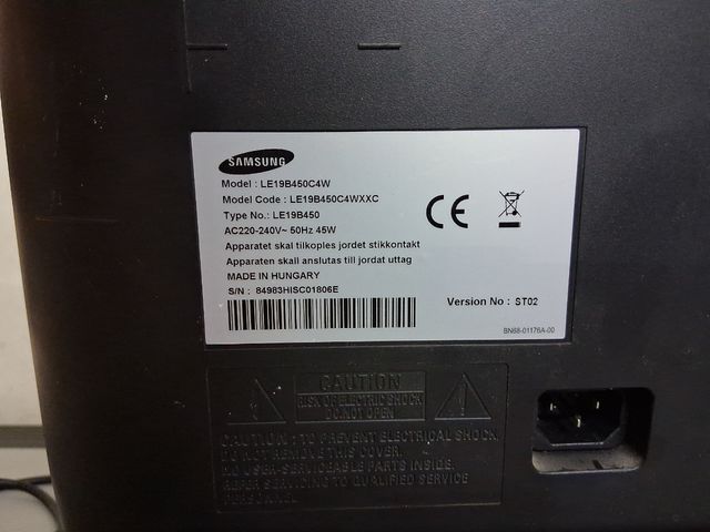 Televisor Samsung 19 Negro