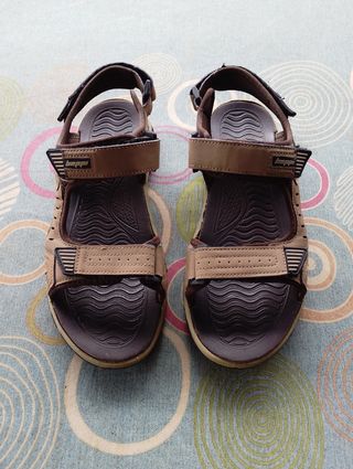 Sandalias BEPPI Hombre Talla 42 Beige/Marrón