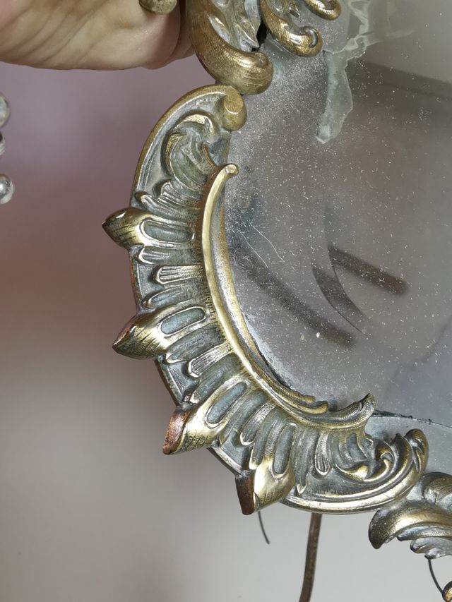 Specchio da toeletta da tavolo Querubines