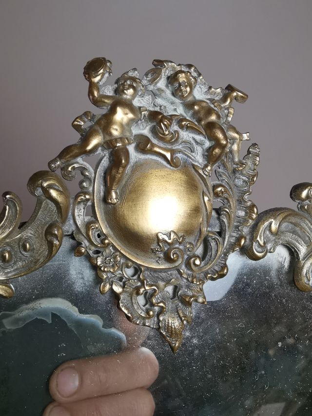 Specchio da toeletta da tavolo Querubines