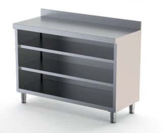 Mostrador neutro de acero inoxidable