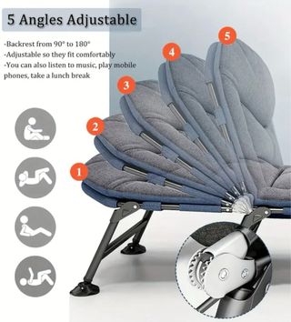 Cama de camping plegable