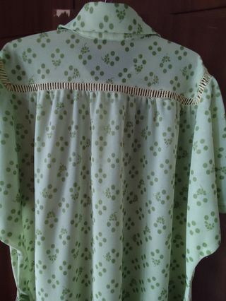 Vestido vintage verde T46