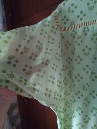 Vestido vintage verde T46