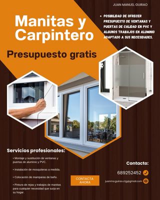 Manitas y carpintero. Presupuesto gratis.