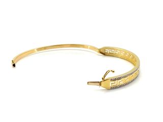 Pulsera Oro 18K Nueva tipo Versace