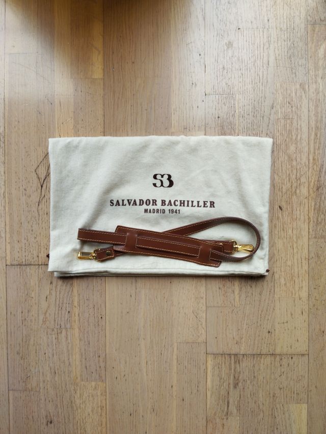 Cartera de piel marrón Salvador Bachiller