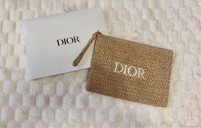 Borsa da toilette Dior Beige