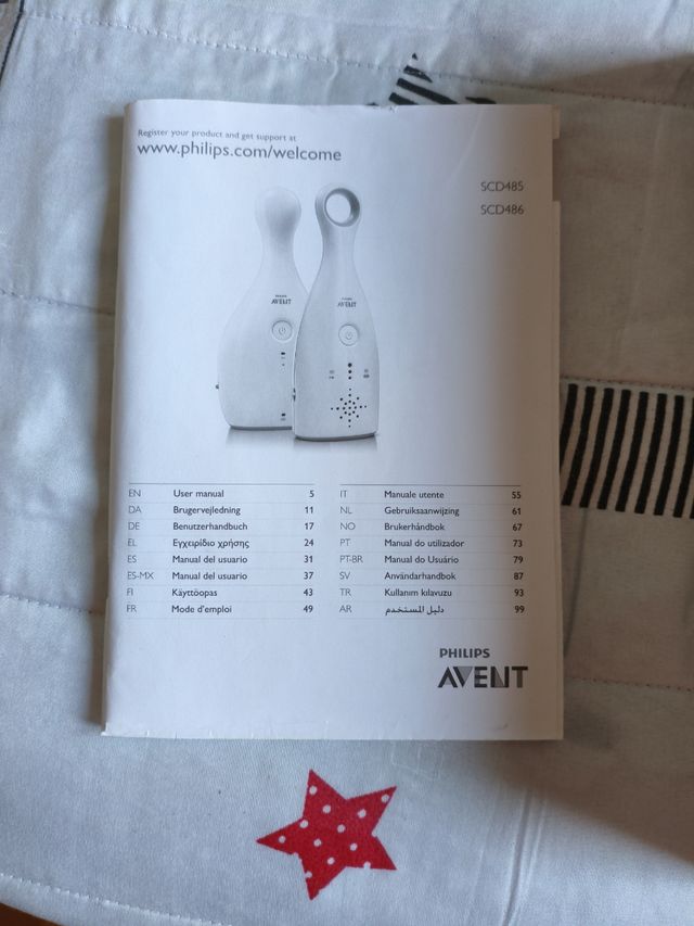 Vigilabebés Philips Avent Analógico