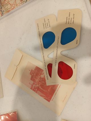 Occhiali 3D Postali Italiani