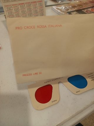 Occhiali 3D Postali Italiani