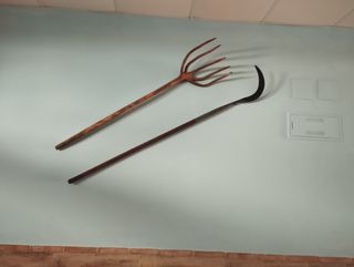 Conjunto de antigüedades decorativas