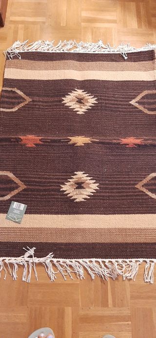 2 alfombras 82x62 cm diseño étnico