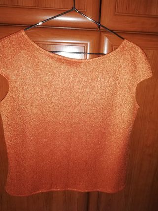 Suéter Naranja, marca Espiga Talla 46