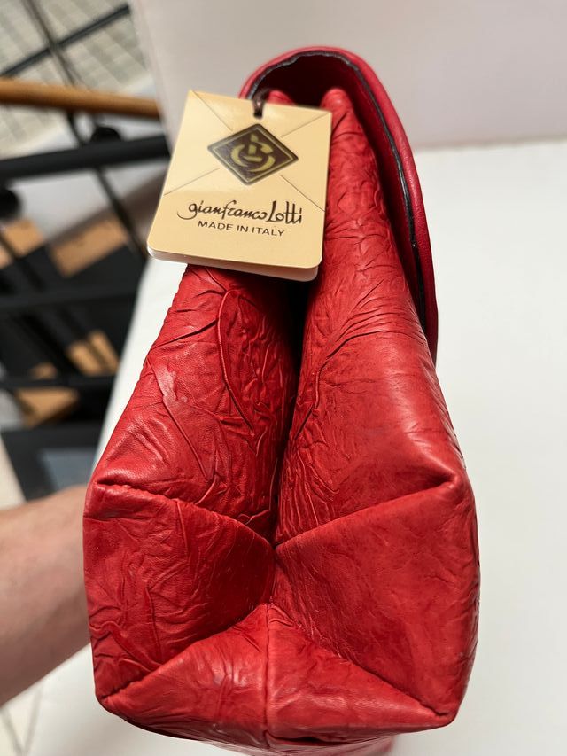 Borsetta elegante Gianfranco Lotti pelle rossa