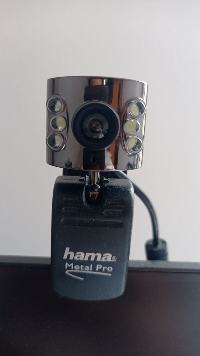 Webcam Hama Metal Pro Plata