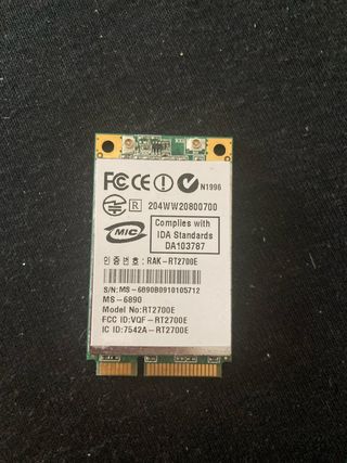 Tarjeta WiFi Realtek RT2700E