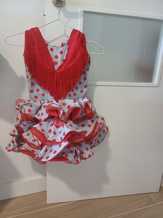 Traje Flamenca Niña 4 años más o menos 