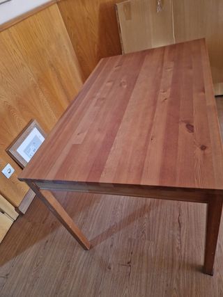 Mesa de salón de madera 120×75×176