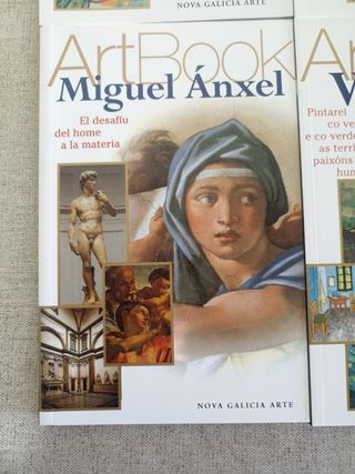 Collezione di libri d'arte: Monet, Leonardo, Kandinsky