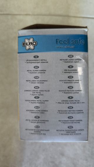 Cámara Falsa Metálica ELRO