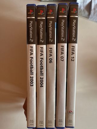 Pack 5 Juegos PS2 FIFA EA Sports