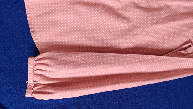 Blusa rosa lunares talla 10/12
