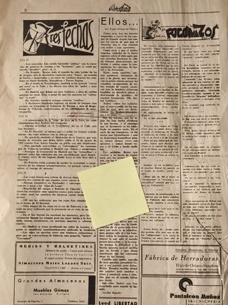 VALLADOLID GUERRA CIVIL "LIBERTAD" PERIODICO 1936